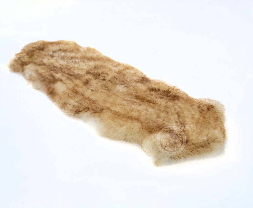 Sheepskin Rug - Exotic Brown Tipped - 2x6'