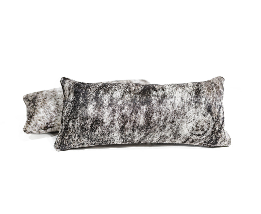 Light Brindle Cowhide Pillow Cover, 7 x 15"