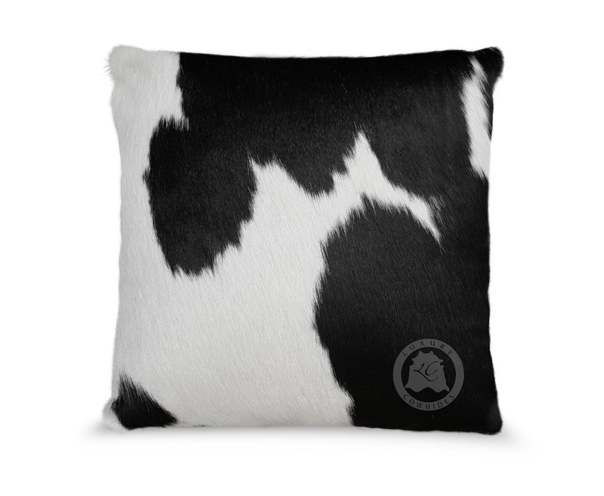 Black and White Cowhide Pillow Cover