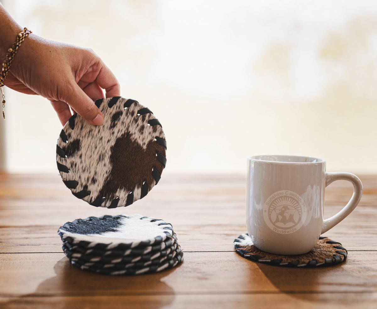 The Benefits of Cowhide Rug Coasters — Luxury Cowhides