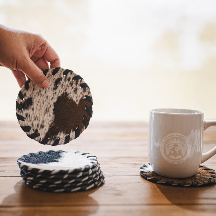 The Benefits of Cowhide Rug Coasters