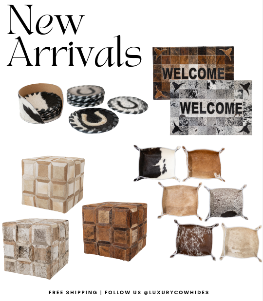 Exciting New Arrivals and Restocks at Luxury Cowhides!