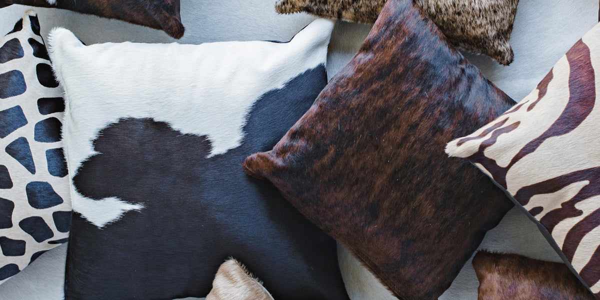 Natural Cowhide Cow Hide Pillow Cushion Hair On hotsell Covers Cushion 15x15” Set Of 2.