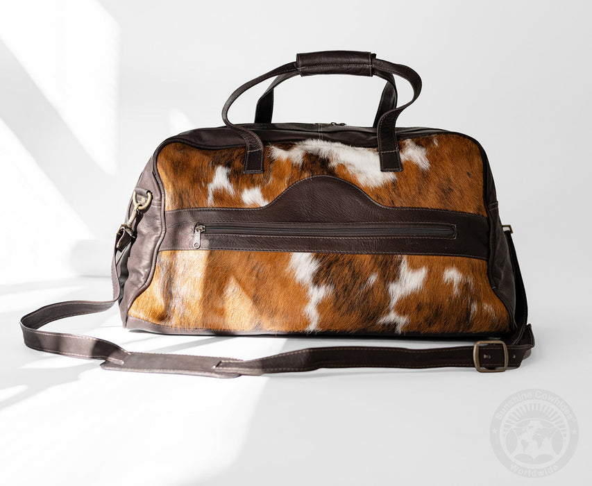 Cowhide Duffle Bag - Tricolor