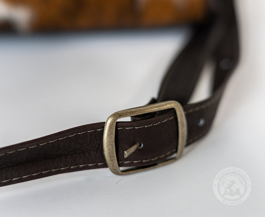 Cowhide Duffle Bag - Tricolor