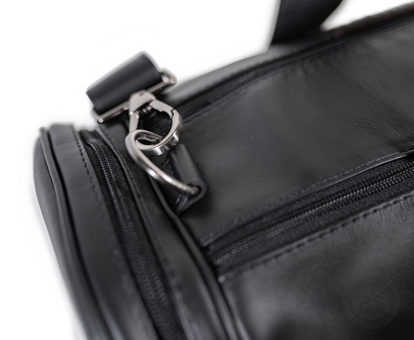 Brindle Leather Duffle Bag – Brindle Cowhide Accents