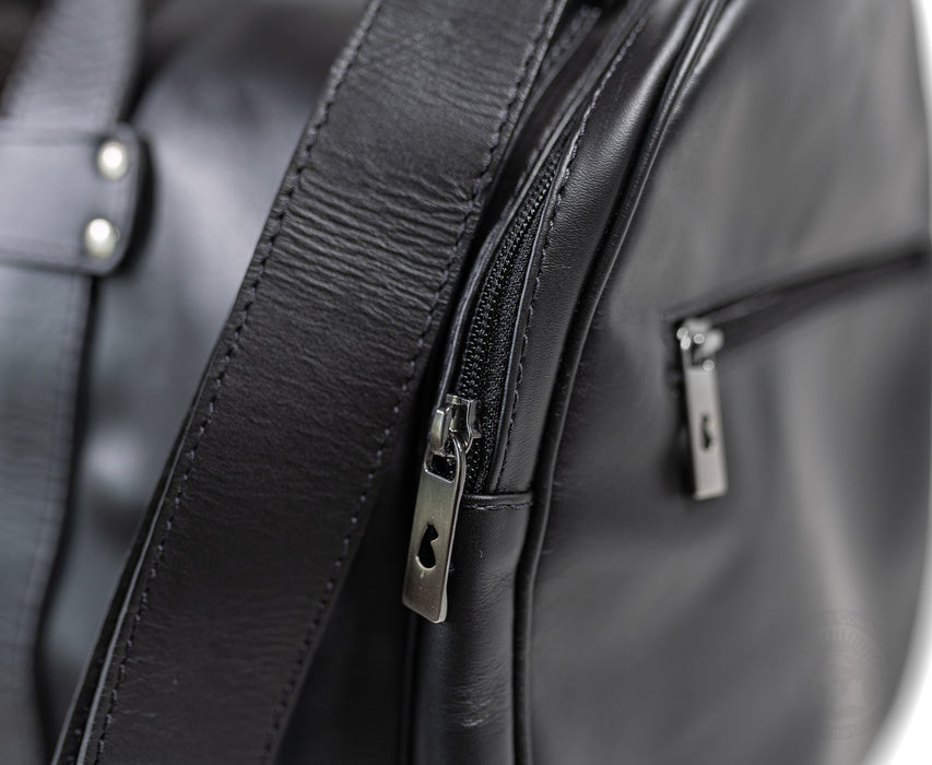 Brindle Leather Duffle Bag – Brindle Cowhide Accents