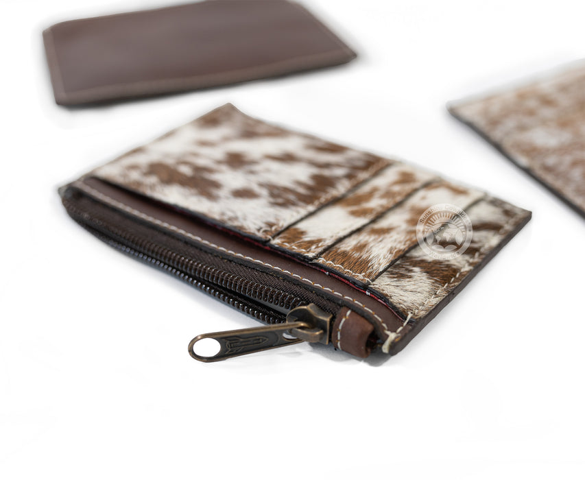 Natural Cowhide Leather Card Holder