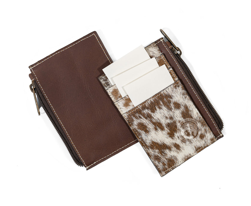 Natural Cowhide Leather Card Holder