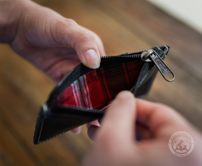 Natural Cowhide Leather Card Holder