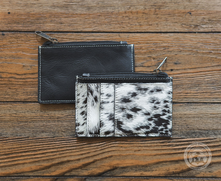 Natural Cowhide Leather Card Holder