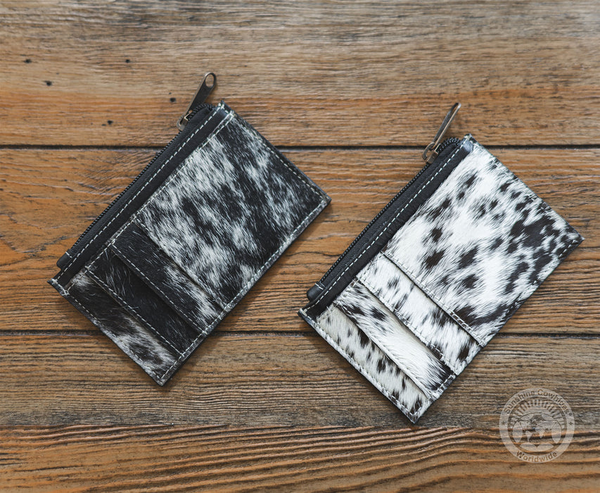 Natural Cowhide Leather Card Holder