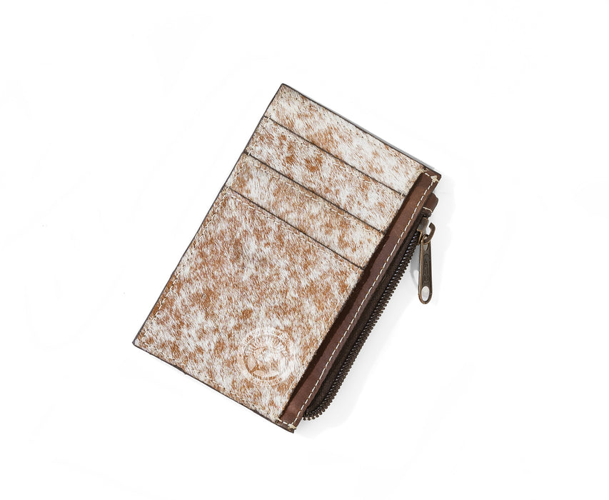 Natural Cowhide Leather Card Holder