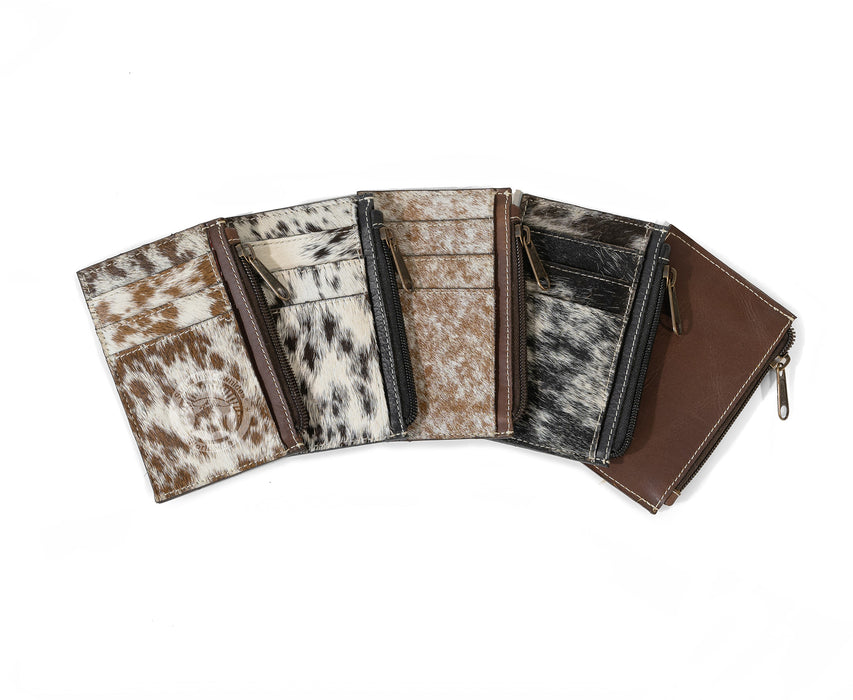 Natural Cowhide Leather Card Holder