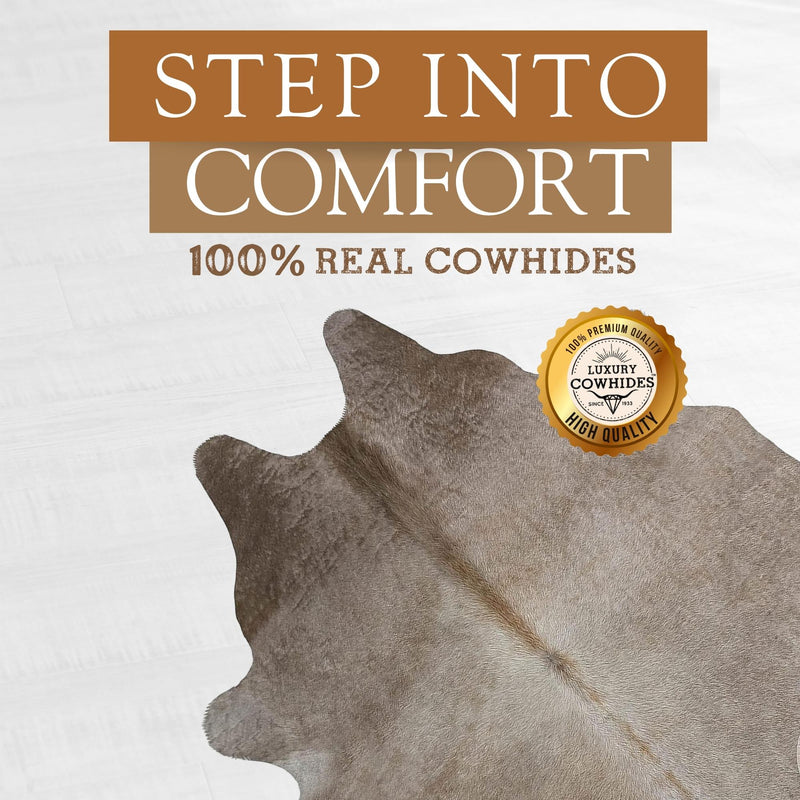 Taupe Cowhide Rug