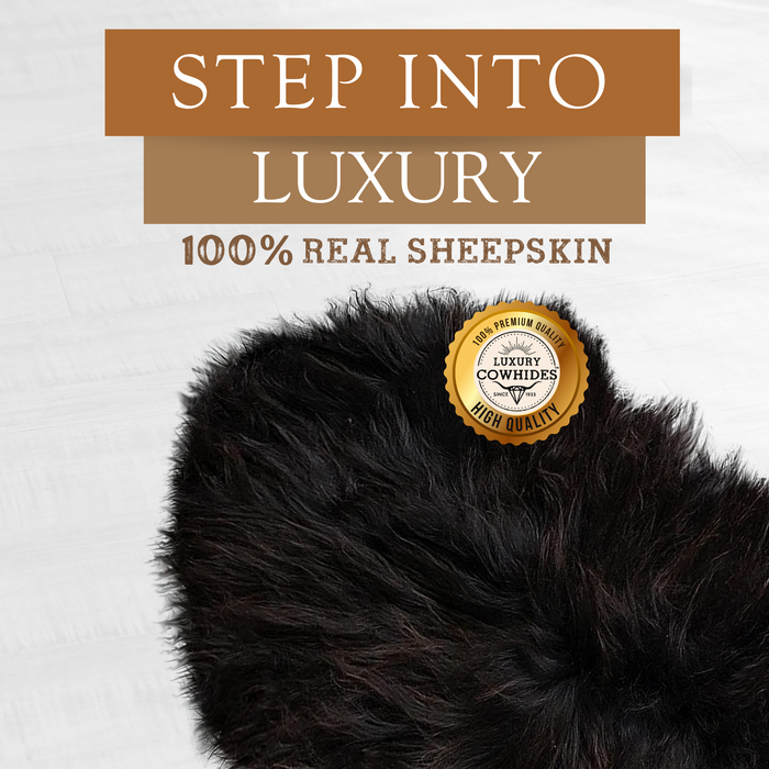 Icelandic Sheepskin - Natural Black