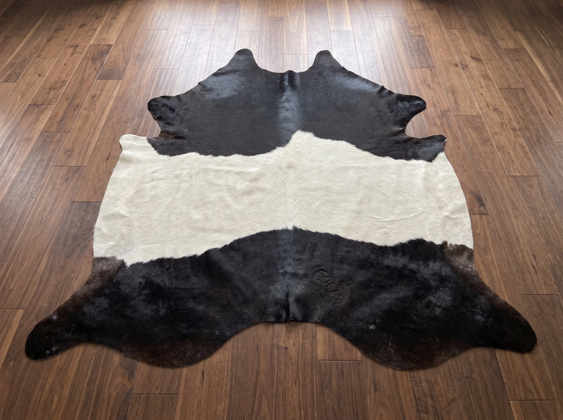 Black and White Cowhide Rug