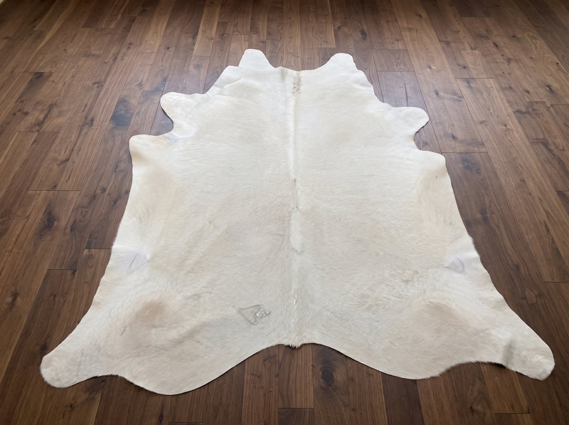 Natural White Cowhide Rug