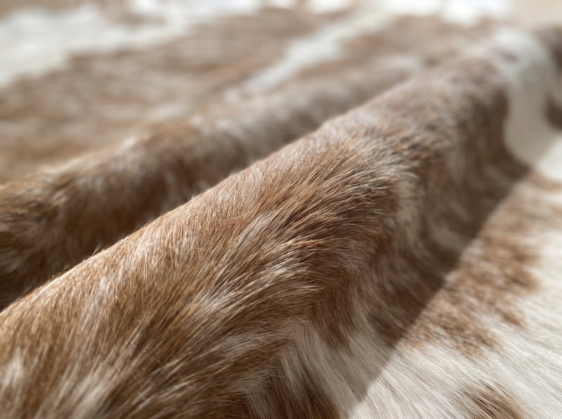 Beige Cowhide Rug
