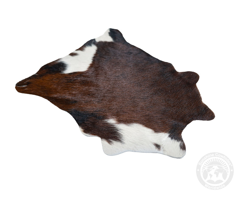 Cowhide Placemats – Rustic Hide Shape Dining Table Decor - Assorted Tones