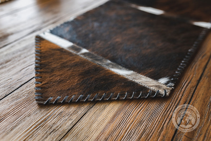 Cowhide Table Runner Plain