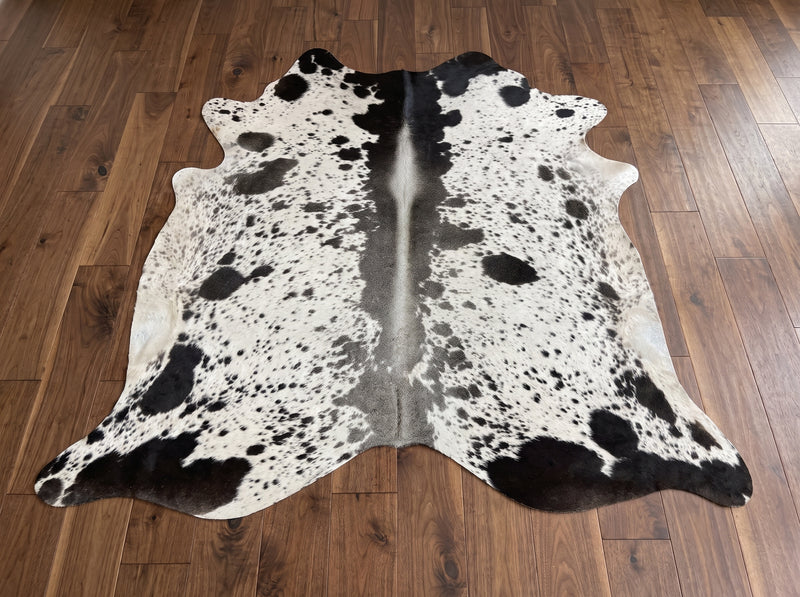 Salt and Pepper Exotic Cowhide Rug