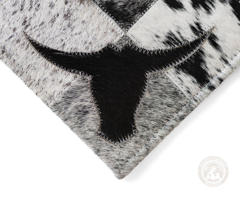 Welcome Doormat - Speckled Black and White