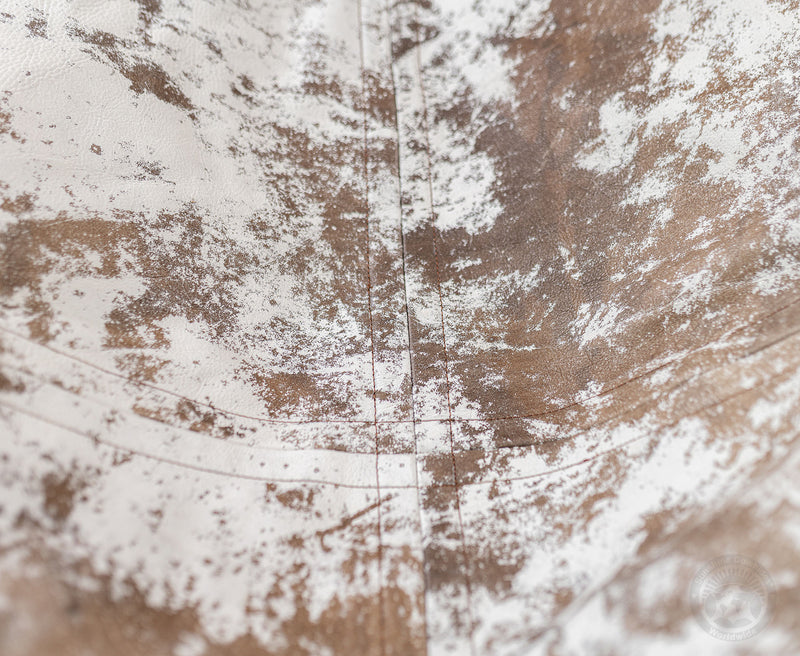 Butterfly Chair - Cowhide Leather Marble Dark