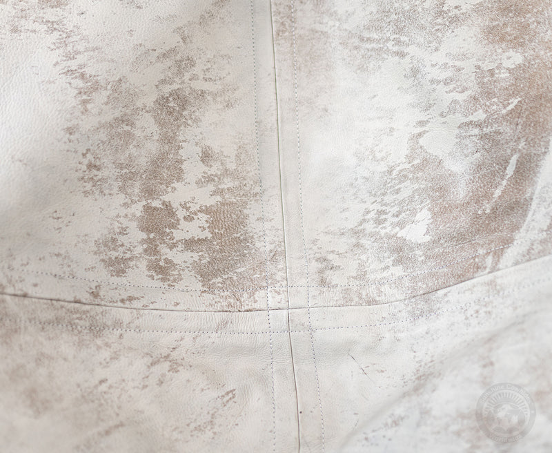 Butterfly Chair - Cowhide Leather Marble Grey