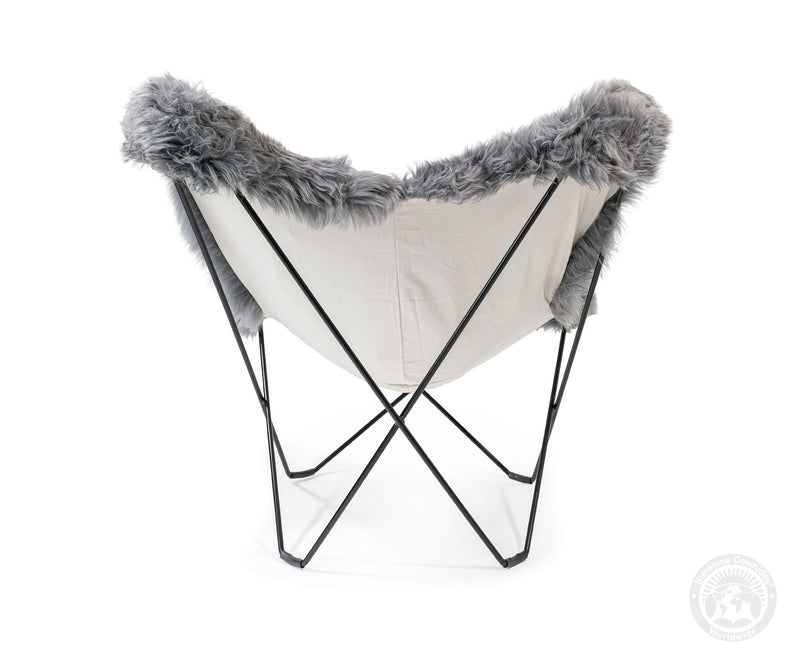 Butterfly Chair - Sheepskin Grey