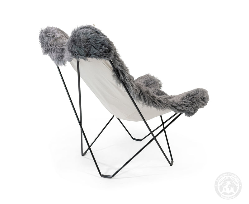 Butterfly Chair - Sheepskin Grey