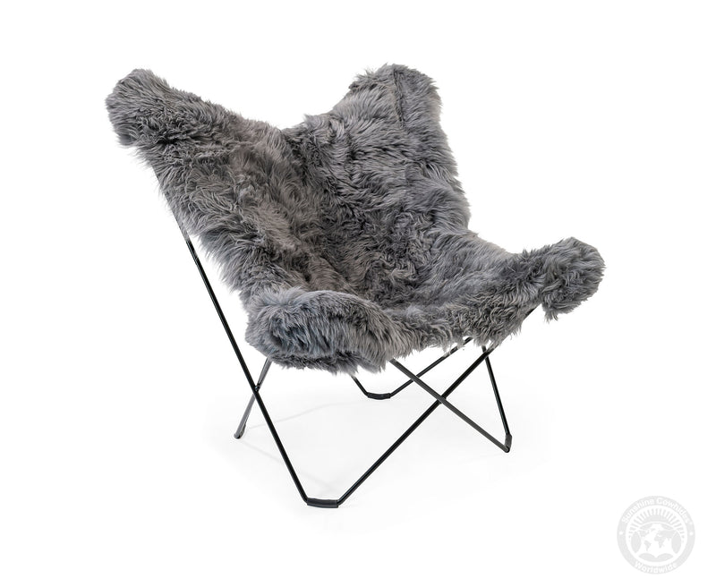 Butterfly Chair - Sheepskin Grey