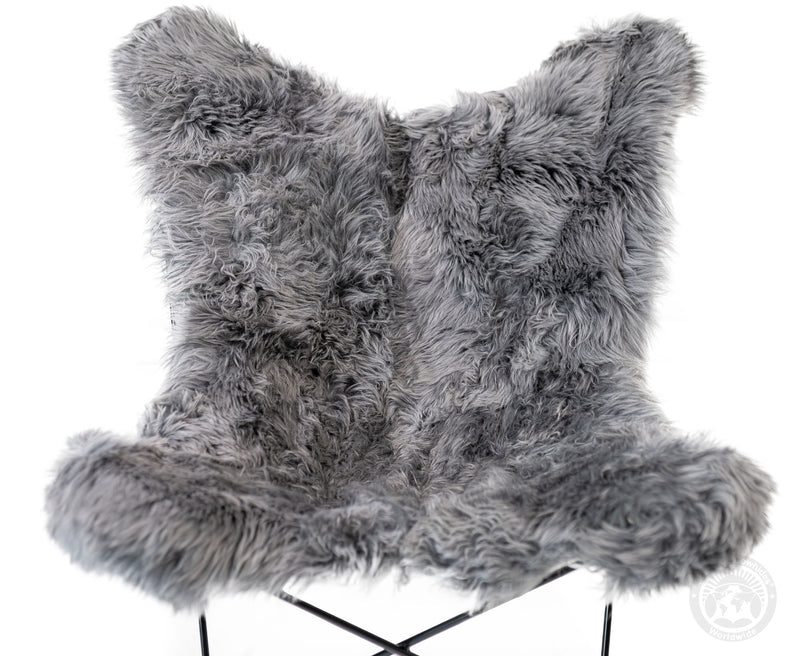 Butterfly Chair - Sheepskin Grey