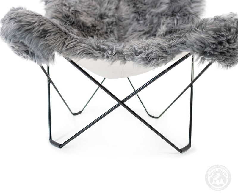 Butterfly Chair - Sheepskin Grey