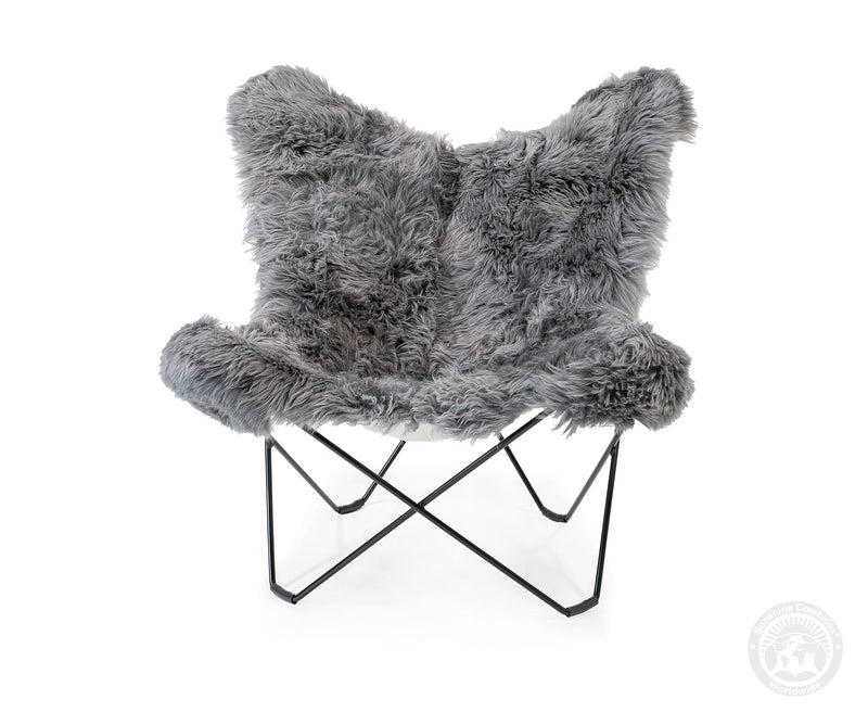 Butterfly Chair - Sheepskin Grey