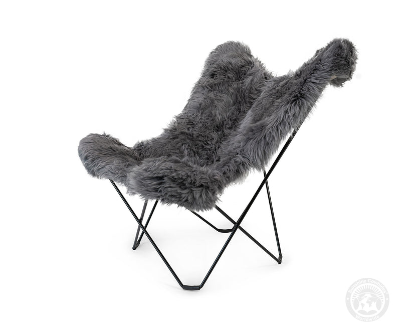 Butterfly Chair - Sheepskin Grey