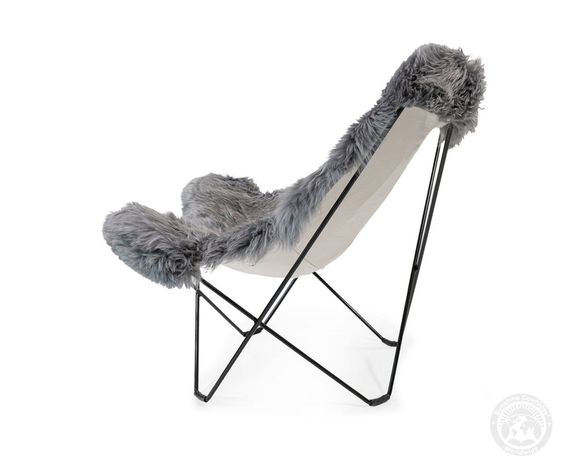 Butterfly Chair - Sheepskin Grey