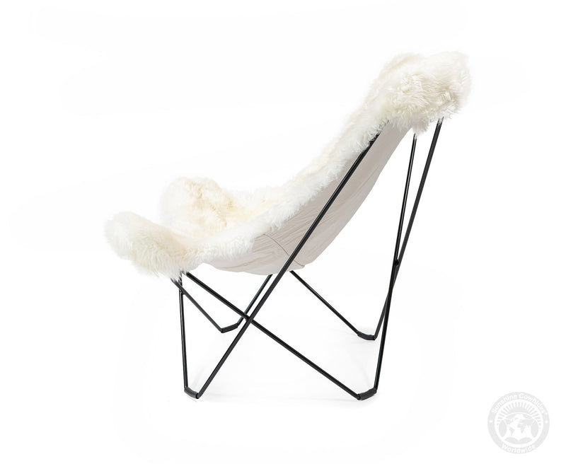 Butterfly Chair - Sheepskin White