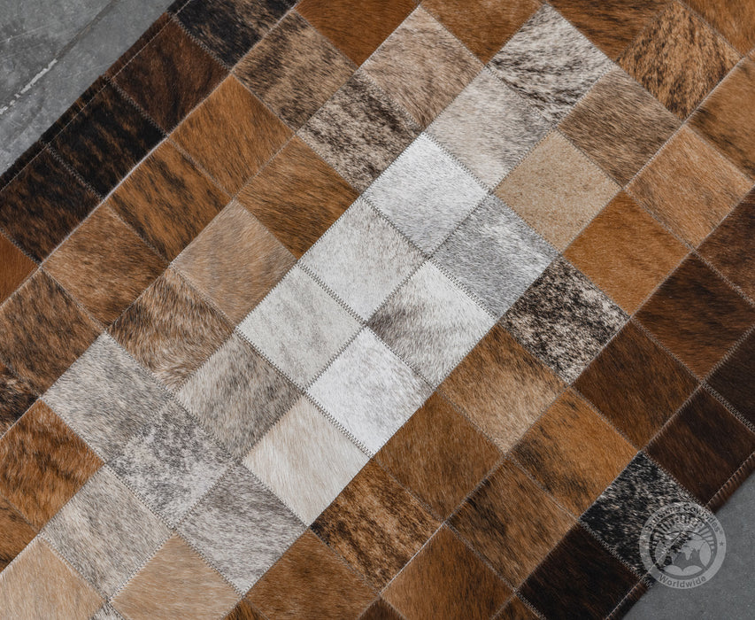 Degrade - Designer Rug - Runner - Squares