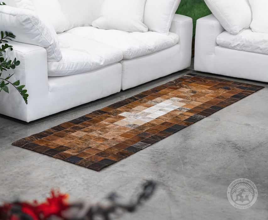 Degrade - Designer Rug - Runner - Squares