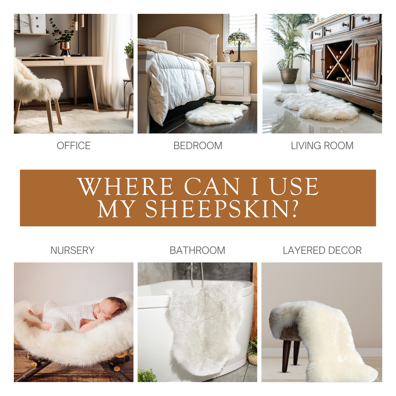 Sheepskin Rug - Natural White