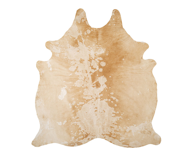 Marble Light Leather Rug 6x7-8