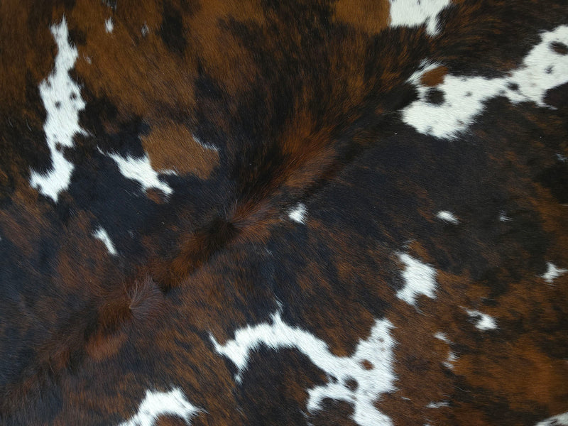 Premium Brindle Cowhide Rug Size 6.2 X 6.11 ft