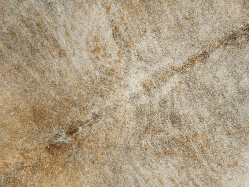 Premium Brazilian Brindle Light Cowhide Rug Size 8.3 X 6.11 ft