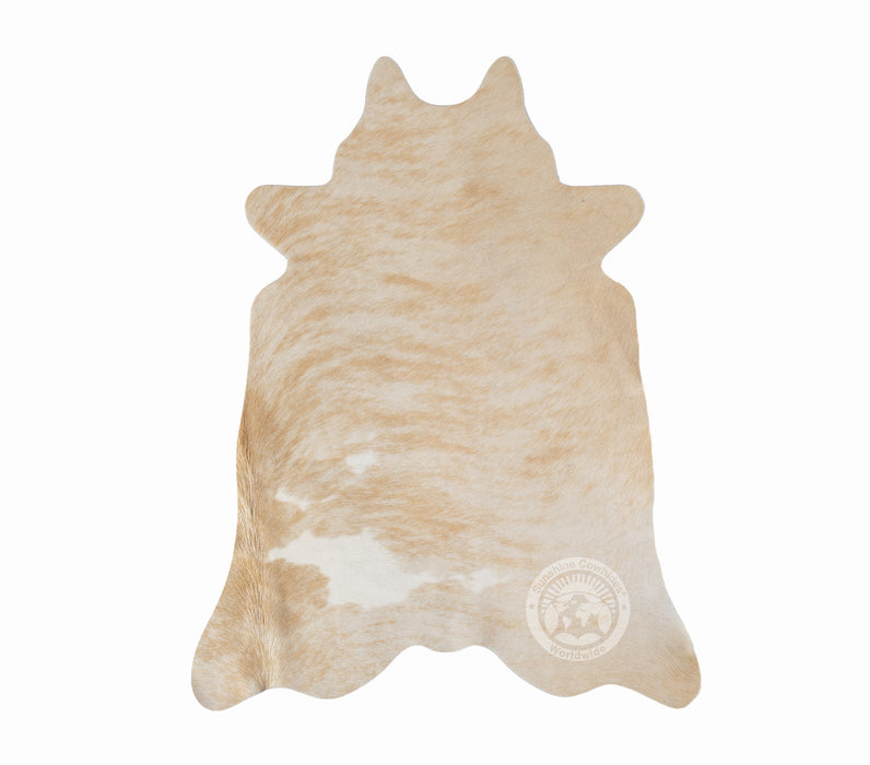 Mini Cowhide Rug -  Beige Tones