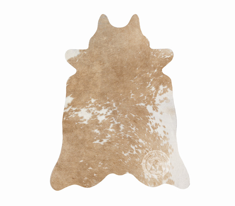 Mini Cowhide Rug -  Beige Tones