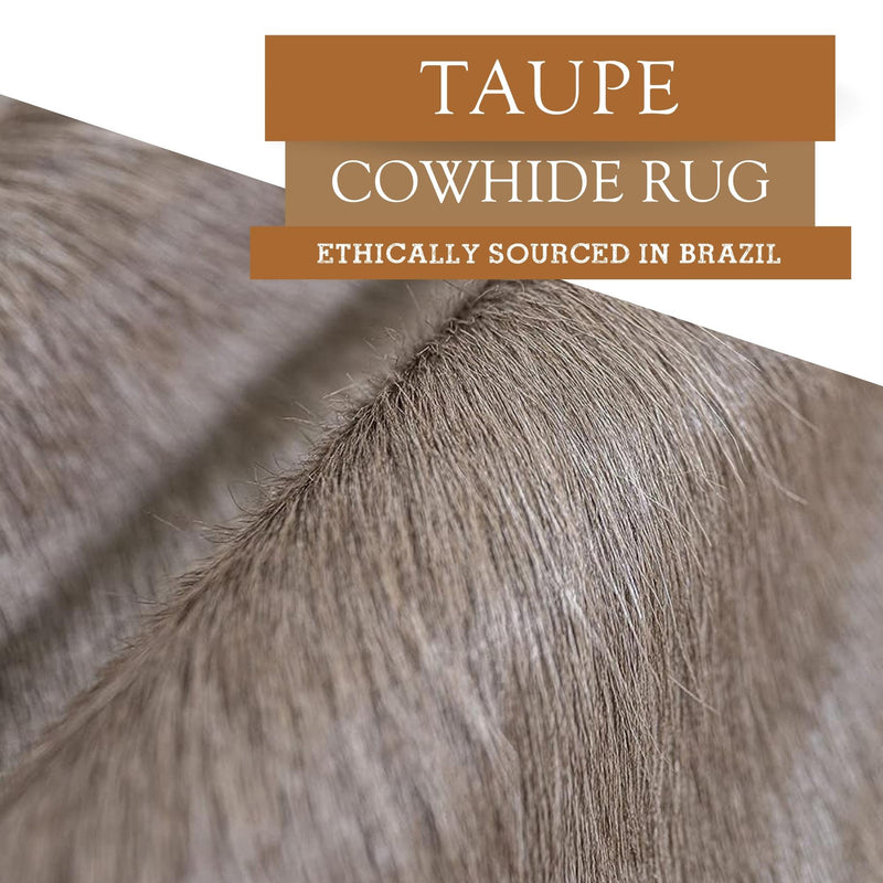 Taupe Cowhide Rug