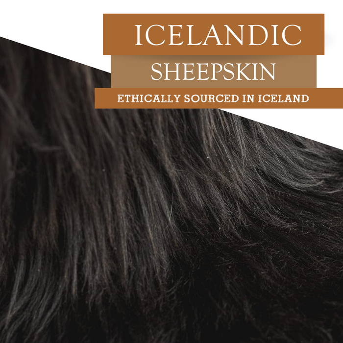 Icelandic Sheepskin - Natural Black