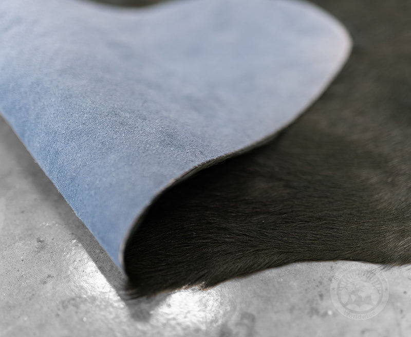 Dyed Graffiti Grey Cowhide Rug