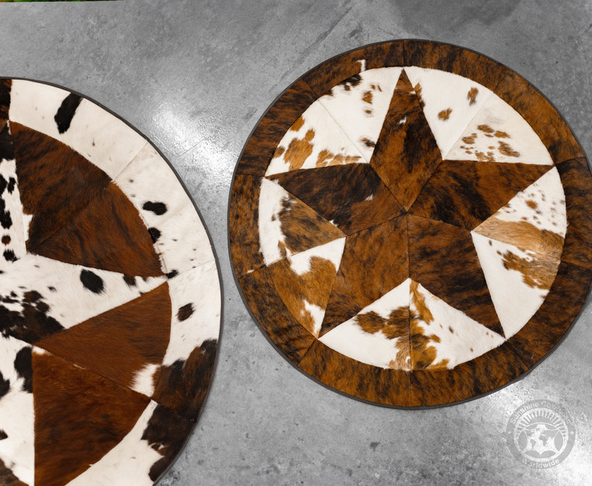 Round Rodeo Rug 40" - Single Star